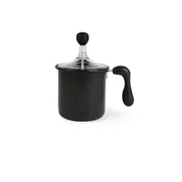 Excelsa Cappuccino Time Creamer Milchaufschäumer, für 6 Tassen, schwarz