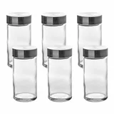 5five simply smart - 6 Gewürzgläser 80ml Edelstahldeckel - 5five