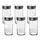 5five simply smart - 6 Gewürzgläser 80ml Edelstahldeckel - 5five