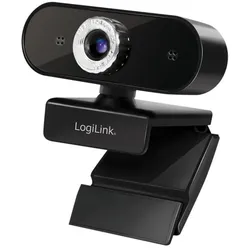 LogiLink Webcam Pro Full-HD-USB 1080p mit Mikrofon