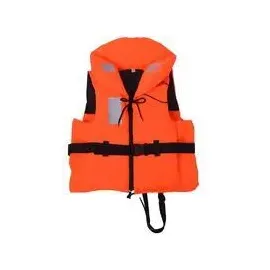 vidaXL Schwimmweste 100 N 90+ kg - Sicher und Bequem farblos|farblos|orange ONE SIZE