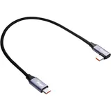 Akyga USB-C auf USB-C 0,3 m Schwarz
