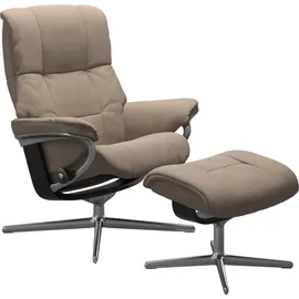 Stressless Mayfair mit Cross Base Rohleder 83 x 102 x 74 cm beige q2 faron