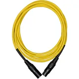 Cascha Standard Line Microphone Cable (XLR), Yellow, 3m