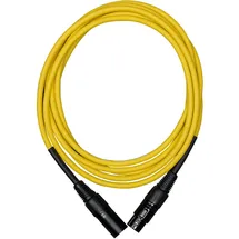 Cascha Standard Line Microphone Cable (XLR), Yellow, 3m