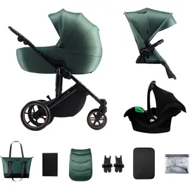 Kinderkraft Prime 2 Mink Pro Dark Green - One Size