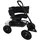 Relaxdays Gartenhocker 46 x 110 x 86 cm schwarz