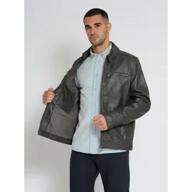 Mustang Lederjacke anthrazit M