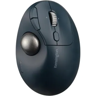 Kensington Pro Fit Ergo TB550 Trackball-Maus, wiederaufladbar Batterie, kabellose Bluetooth Maus, ergonomischer 34-mm-Trackball mit 4D-Scrollring, aus bis zu 51% recyceltem Kunststoff (K72196WW)