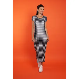 Seidel Moden Sommerkleid Gestreift Blau 36