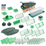 Genius Gemüseschneider Nicer Dicer Exclusive, Würfelschneider + Tomatenschneider in einem Set mit 8 Einsätzen