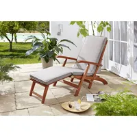 Auflage Sand zu Deckchair Santos 174x51x6cm Gartenliege Liegestuhl Sonnenliege Relaxliege