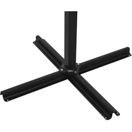 vidaXL Ampelschirm mit Holzmast 400 x 300 cm Grün