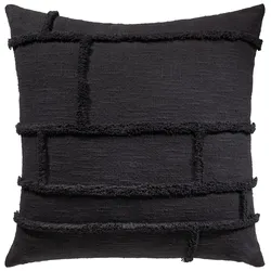 Zierkissen Brigg in Schwarz ca. 45x45cm