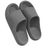 lskdnrufh Sandalen Männer Badezimmer Hausschuhe Weiche rutschfeste Duschsandalen Herren Indoor Home House Strandschuhe Damensandalen(Gray,48-49) - 48 EU