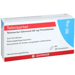 TELMISARTAN Glenmark 80 mg Filmtabletten 28 St
