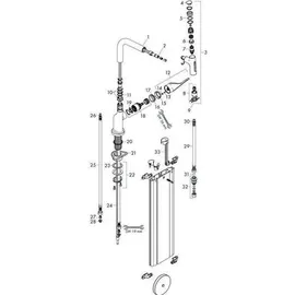 Hansgrohe Citterio Einhebelmischer Brushed Gold