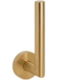 Brillantbad BABLO Papierrollenhalter ohne Deckel Messing Gold matt 65x55x165 mm für Bad & WC >> zum Bohren oder Kleben*