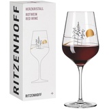 Ritzenhoff & Breker Ritzenhoff Weinglas Herzkristall, Kristallglas grau