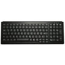 Active Key AK-7000 - keyboard - US - black - Tastaturen - Englisch - US - Schwarz