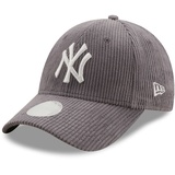 New Era New York Yankees MLB Fashion Cord Grey 9Forty Adjustable Women Cap - One-Size