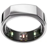 Oura Gen3 Heritage Smart-Ring - Größe 9, Silver | Wearable für Schlaf-, Herzfrequenz- und Fitnesstracking - Bis zu 7 Tage Akkulaufzeit - Kompatibel mit iOS/Android - Bestimme Deine Größe vor dem Kauf