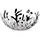 Alessi Mediterraneo Obstschale Silber/Weiß 25 cm