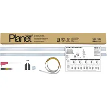 Planet Türdichtung KG-SM-Set schmal 1-s.L.834mm Alu.silberf.GLT PLANET