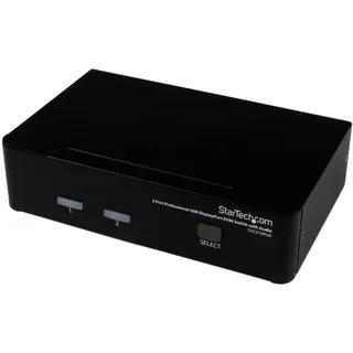 Startech StarTech.com 2 Port DisplayPort USB KVM Switch
