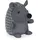 Relaxdays Türstopper Igel Grau 20 cm