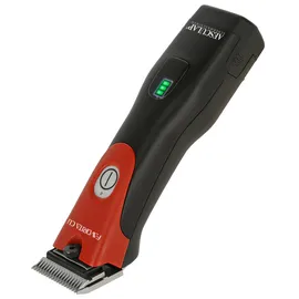 Aesculap Favorita CLi, Schermaschine mit 2 Akkus, Signalrot, Modell 2022, GT236-SR