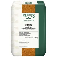 Fuchs Professional - Curry geröstet Gewürzzubereitung | Currypulver mit Röstaroma | Profi-Qualität für Großverbraucher | 1,2 kg im recyclebaren Beutel