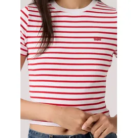 Levi's Levi's® T-Shirt ESSENTIAL SPORTY TEE Feinripp- Qualität rot L (40)