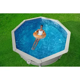 BESTWAY Hydrium Stahlwandpool Komplett-Set Ø 360 x 120 cm inkl. Sandfilteranlage