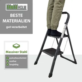 Trutzholm Trittleiter Klappleiter 2 Stufen
