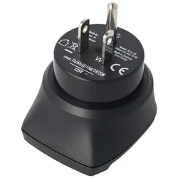 Ansmann Reisestecker EU to US, kompakter Travel Adapter inklusive Schutzleiter, für Reisende von Europa nach Amerika