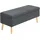 Homcom Truhenbank Dunkelgrau 110 x 39 x 45 cm