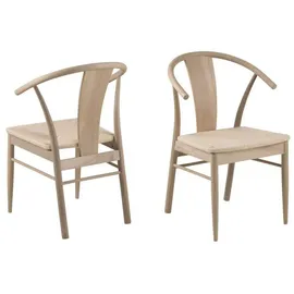 VCM ebuy24 Esszimmerstuhl Janik Weiß 2er Set | Gr.: onesize