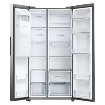 Haier HSW59F18EIMM Side-by-Side (601 l, 1775 mm hoch, Edelstahl)