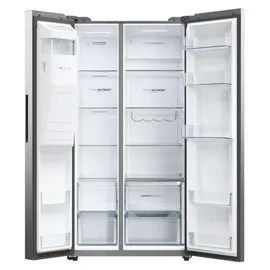 Haier HSW59F18EIMM Side-by-Side (601 l, 1775 mm hoch, Edelstahl)