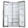 Haier HSW59F18EIMM Side-by-Side (601 l, 1775 mm hoch, Edelstahl)