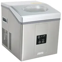 Saro Eiswürfelbereiter – 15 kg / 24 h – Edelstahl – 3 Eisgrößen wählbar – Wassertank 2 L – Vorratsbehälter 1,4 kg – Modell EB 15 PRO