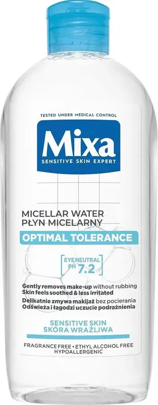 Mixa Optimal Tolerance Mizellenwasser für sehr empfindliche Haut 400 ml