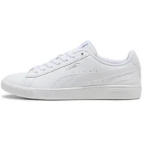 Puma Vikky v3 Lthr, Damen Sneaker, Weiß Weiß Silber, 41 EU