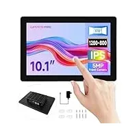 Waveshare Industrial HMI All-in-one 10.1inch Touch Display, Compatible with Raspberry Pi 5 (Included), Supports Dual 4K HDMI Output, 10-Point Touch, Aluminum Alloy Case, Efficient Heat Dissipation