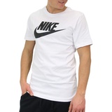 Nike Herren T-Shirt Sportswear Futura Icon, White/Black, XS, AR5004-101
