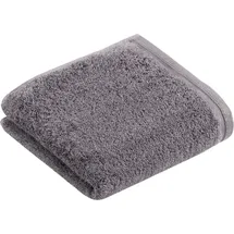 VOSSEN Vegan Life Gästehandtuch 3 x 40 x 60 cm dunkelgrau