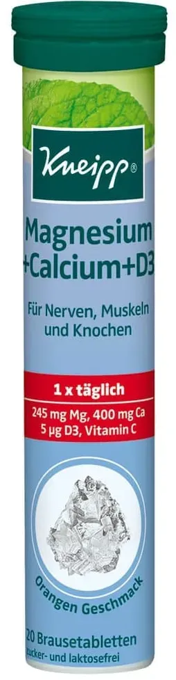 Kneipp Magnesium + Calcium + D3 Brausetabletten