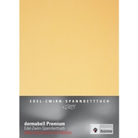 dormabell Premium Jersey-Spannbetttuch sonne - 120x200 bis 130x220 cm (bis 24 cm Matratzenhöhe)
