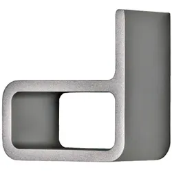 Hausnummer Entrance Authentics Aluminium eloxiert, Designer Jehs und Laub, 10x10x5.5 cm